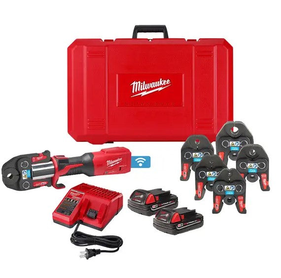 Milwaukee 2922-22M M18 FORCE LOGIC PRESS TOOL KIT W/ ONE-KEY W/ 1/4"-7/8" STREAMLINE ACR JAWS