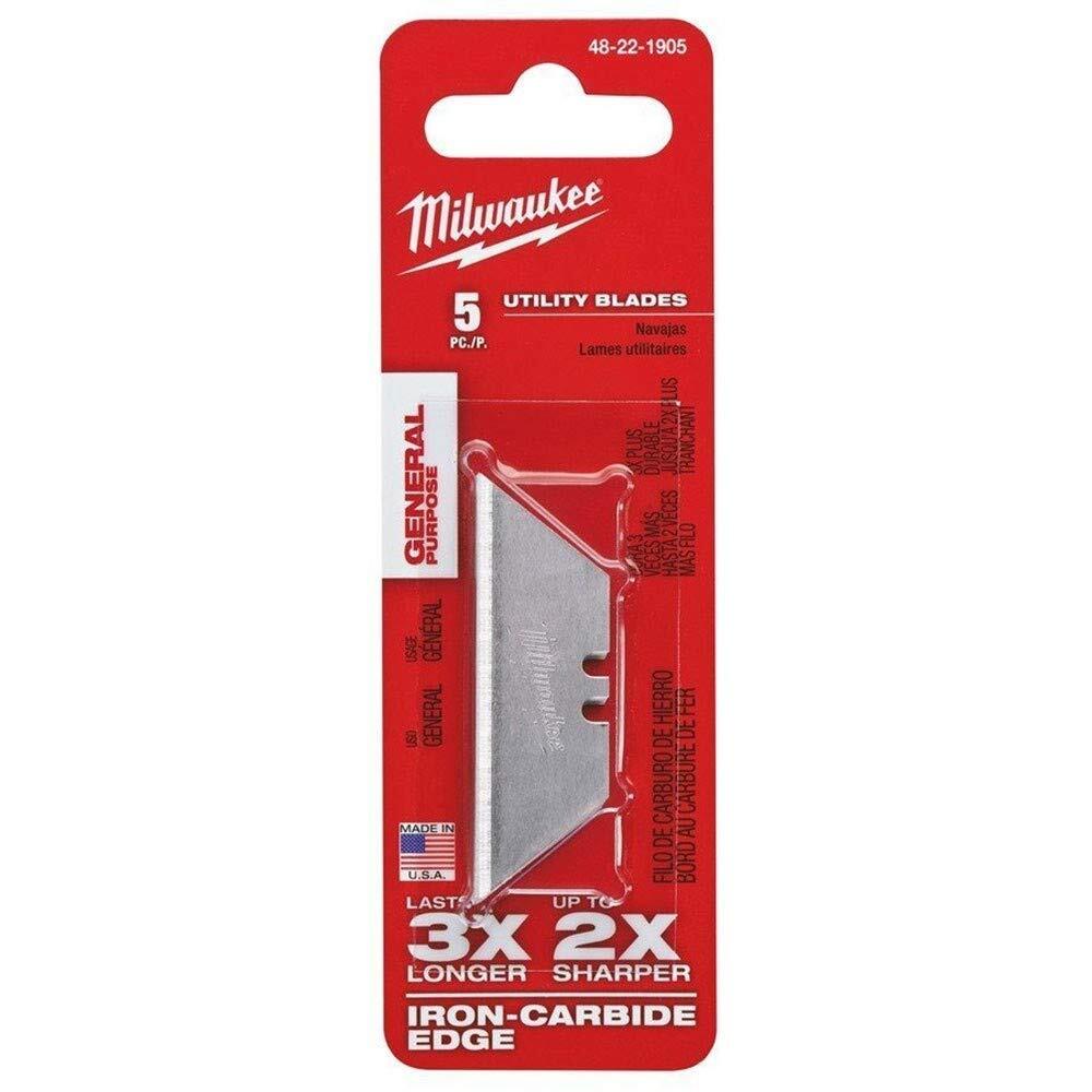 Milwaukee 48-22-1905 5 PC GENERAL PURPOSE UTILITY BLADES