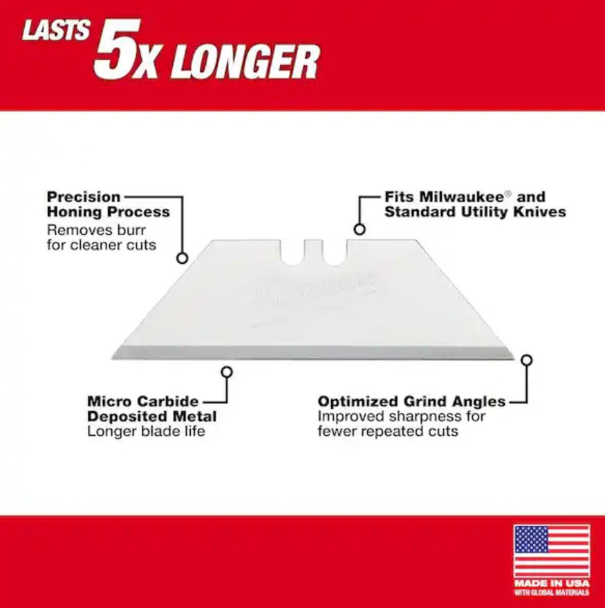 Milwaukee 48-22-1905 5 PC GENERAL PURPOSE UTILITY BLADES