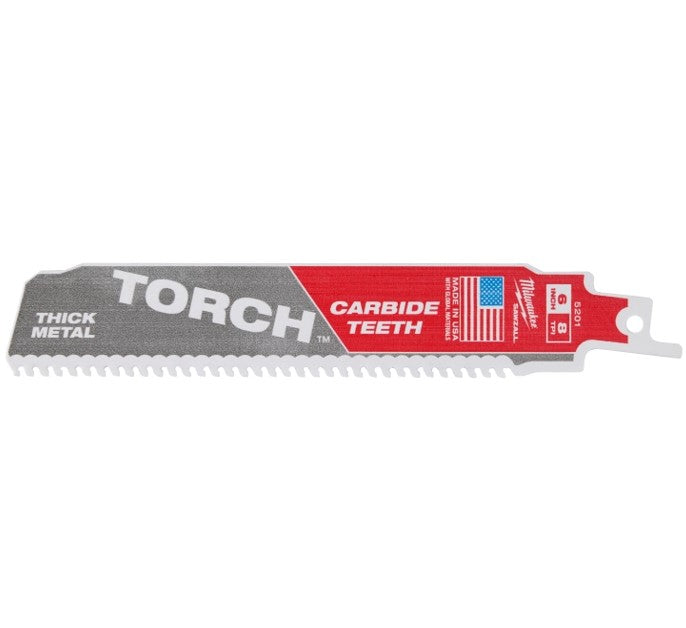 Milwaukee 48-00-5201 6" 8TPI THE TORCH WITH CARBIDE TEETH 1PK