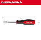 Milwaukee 48-22-2542 2PC SAE HOLLOWCORE MAGNETIC NUT DRIVER SET
