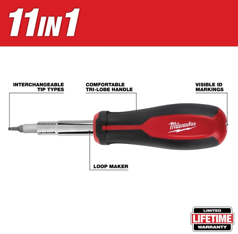 Milwaukee 48-22-2761 11IN1 SCREWDRIVER SQ