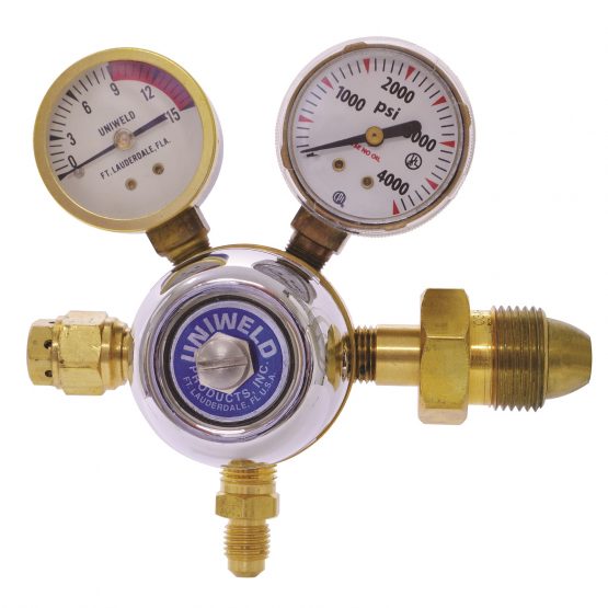 UNIWELD  RHP400 Gas Regulators, Neoprene/Brass