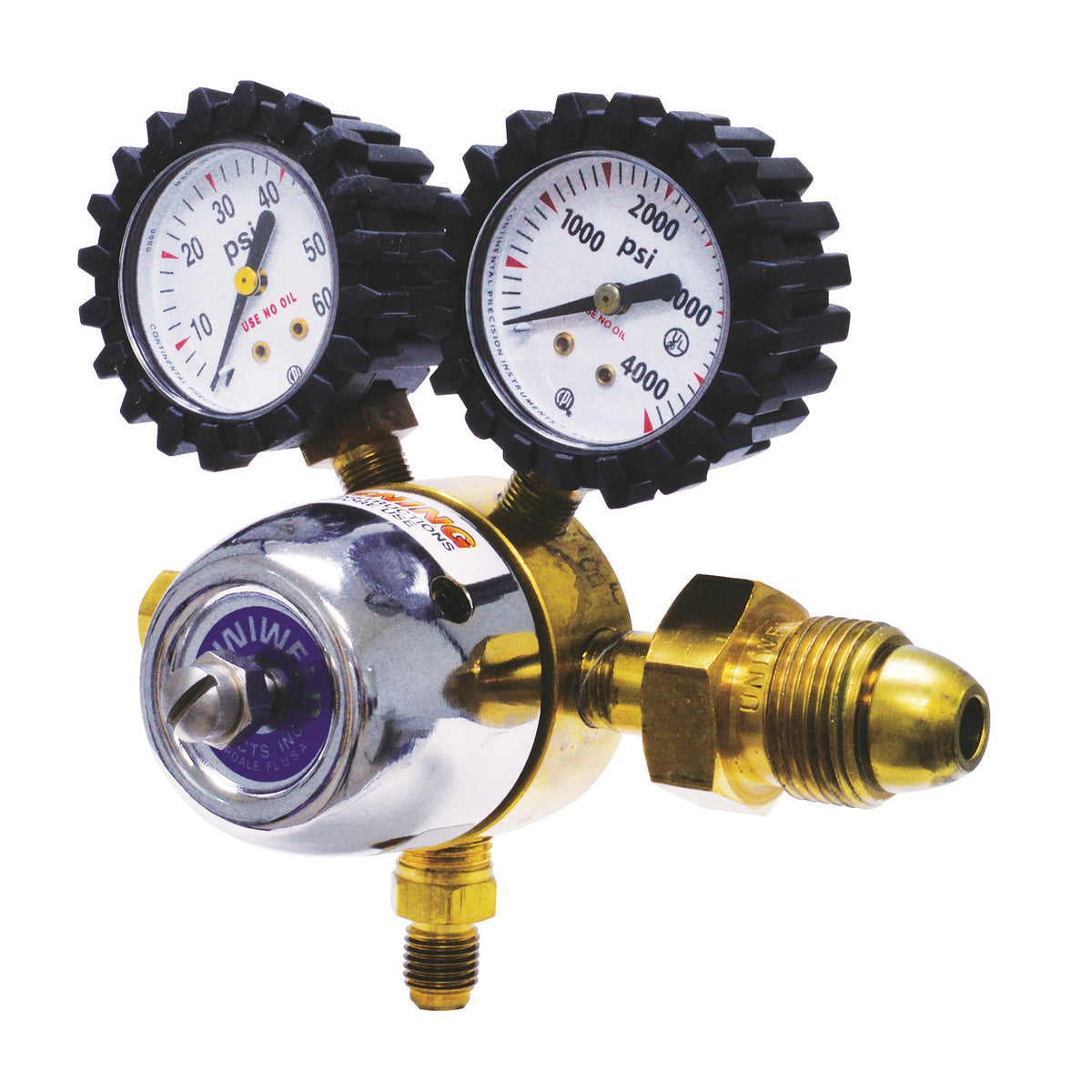 UNIWELD  RHP400 Gas Regulators, Neoprene/Brass