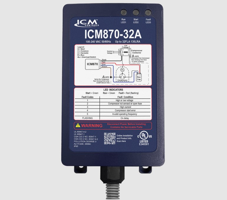 ICM Controls ICM870-32A SOFT START KIT 32A 120/240VAC