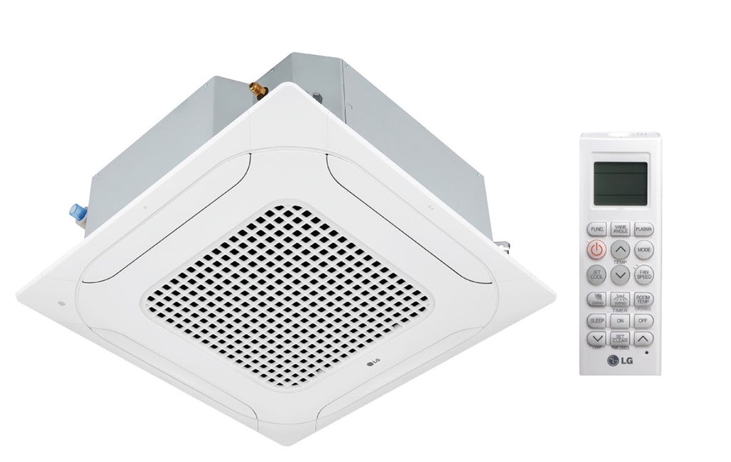 LG LCN098HV4 Multi Zone Inverter Heat Pump - Ceiling Cassette (2X2) PT-QAGW0/PT-UQC Required (9K BTU) / Single Compatible