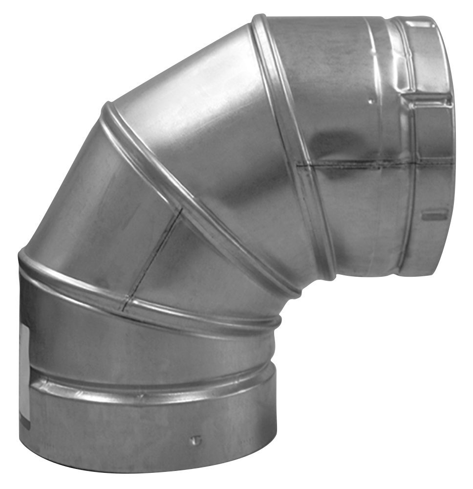 ECCO BVENT 210514 590EL 5X90 DOUBLE WALL ELBOW