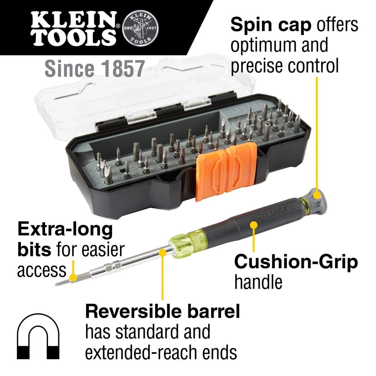 Klein 32717 SCREWDRIVER SET PREC PRECISION