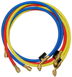 NAVAC NH5S Refrigerant Hoses 5 Ft Long (Red, Blue, Yellow) 3Pcs