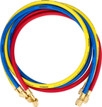 NAVAC NH5S Refrigerant Hoses 5 Ft Long (Red, Blue, Yellow) 3Pcs