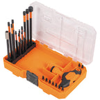 Klein 33804 PROFLEX IMPACT-RATED INTERCHANGEABLE RATCHETING T-HANDLE SET, 23-PIECE