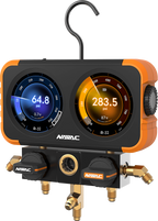 NAVAC N2DX FLEX-X Manifold Gauge, Digital Display, HD Color Graphic Interface, 72 refrigerants, A2L