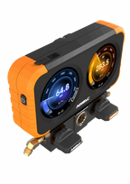 NAVAC N2DX FLEX-X Manifold Gauge, Digital Display, HD Color Graphic Interface, 72 refrigerants, A2L
