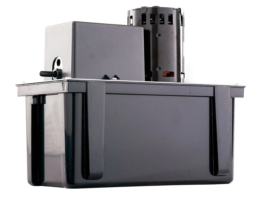 VCL-24ULS/115 553201 CONDENSATE PUMP W/AUX SWITCH 115V,210 GPH @ 9',24' SHUT-OFF
