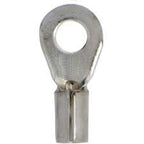 Diversitech 4205CX Non-Insulated Solderless Ring Terminal, 16 to 14 AWG Conductor, Steel, Silver