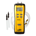 Fieldpiece SDMN5 Dual Port Manometer, -60 to 60 in WC, +/- 0.02 on 0 to +/- 2, +/- 1.5 % FS on 2 to +/- 60, mmWC: +/- 0.5 on 0 to +/- 51, +/- 1.5 % FS on 51 to +/- 1500
