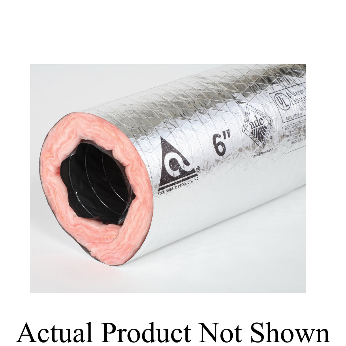ATCO 13102407 7" R8 031B RF,R-8,7"X25' AT1022 SILVER 30 SEREIS R8 DUCT