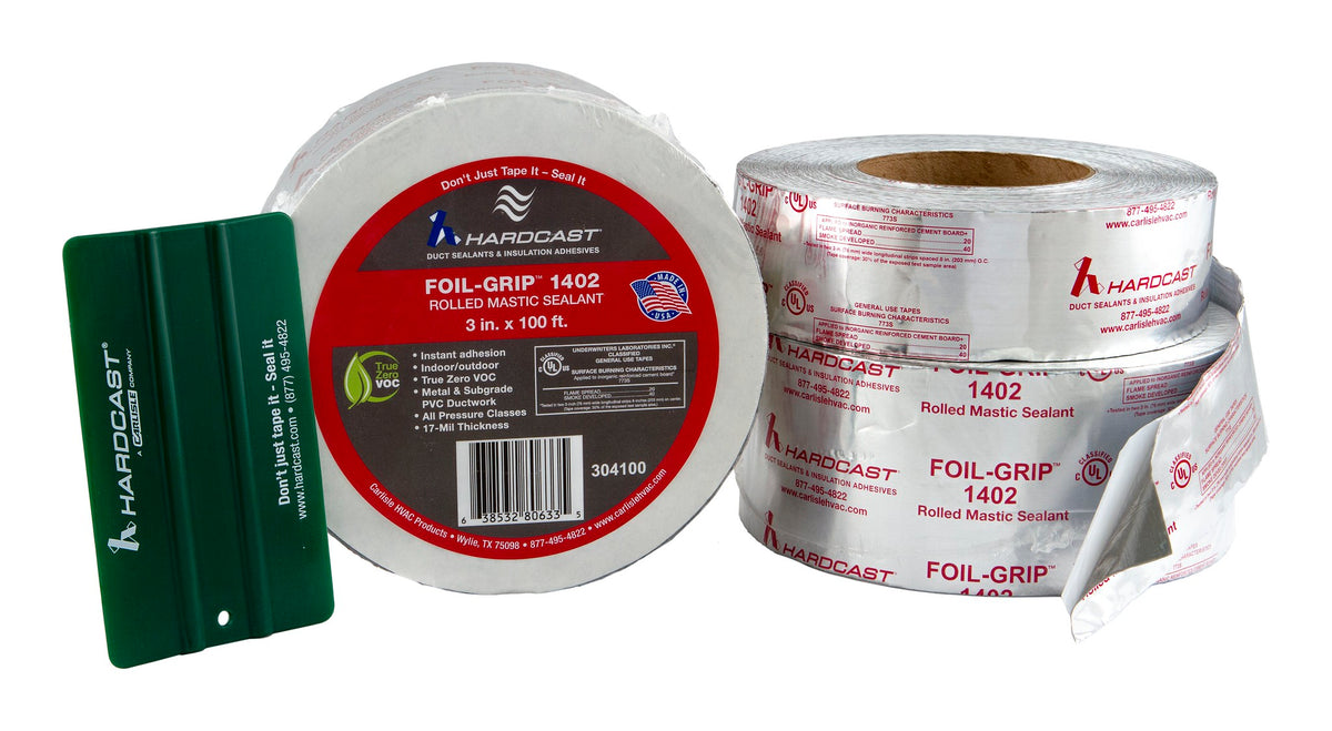 Hardcast 304100 FOIL TAPE -20F TO 200F 3"X100'