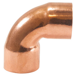 DA019-08 ELBOW SHORT 90DEG 7/8"OD COPPER SOLDER FITTING