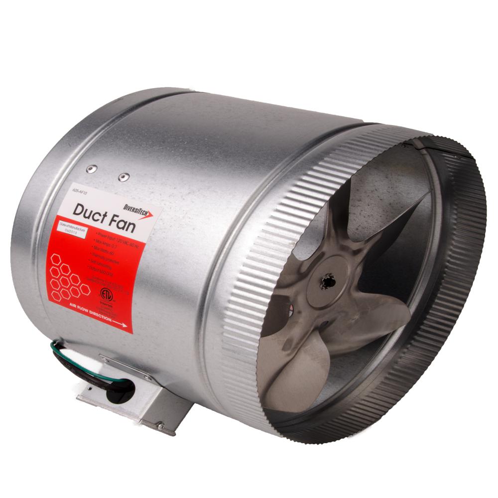 Diversitech 625-AF10 Duct Fan, 120 VAC, 650 cfm Air Flow, Import