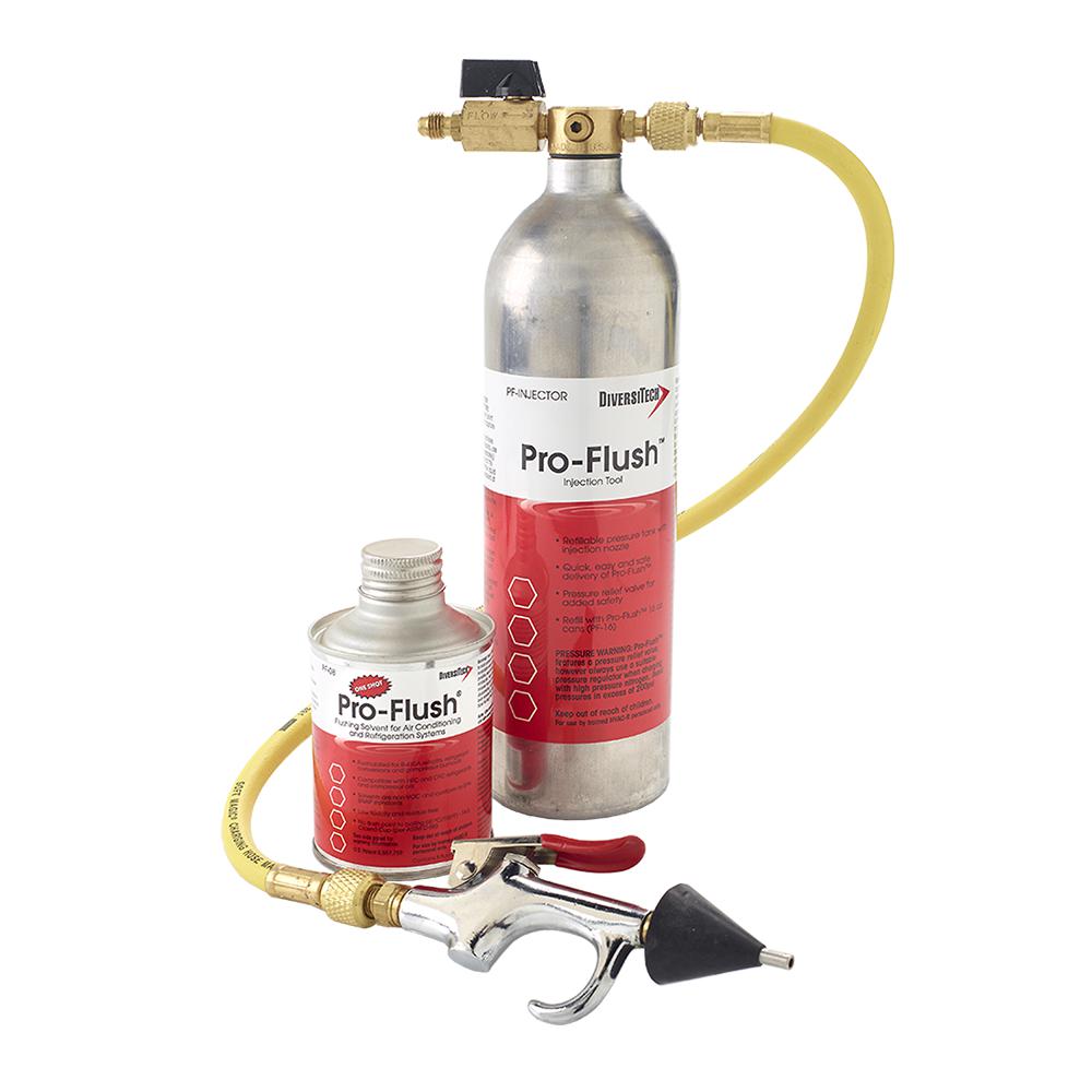 Diversitech Pro-Flush  PF-KIT Flushing Solvent Kit, 8 oz, Liquid, Clear, Sweet