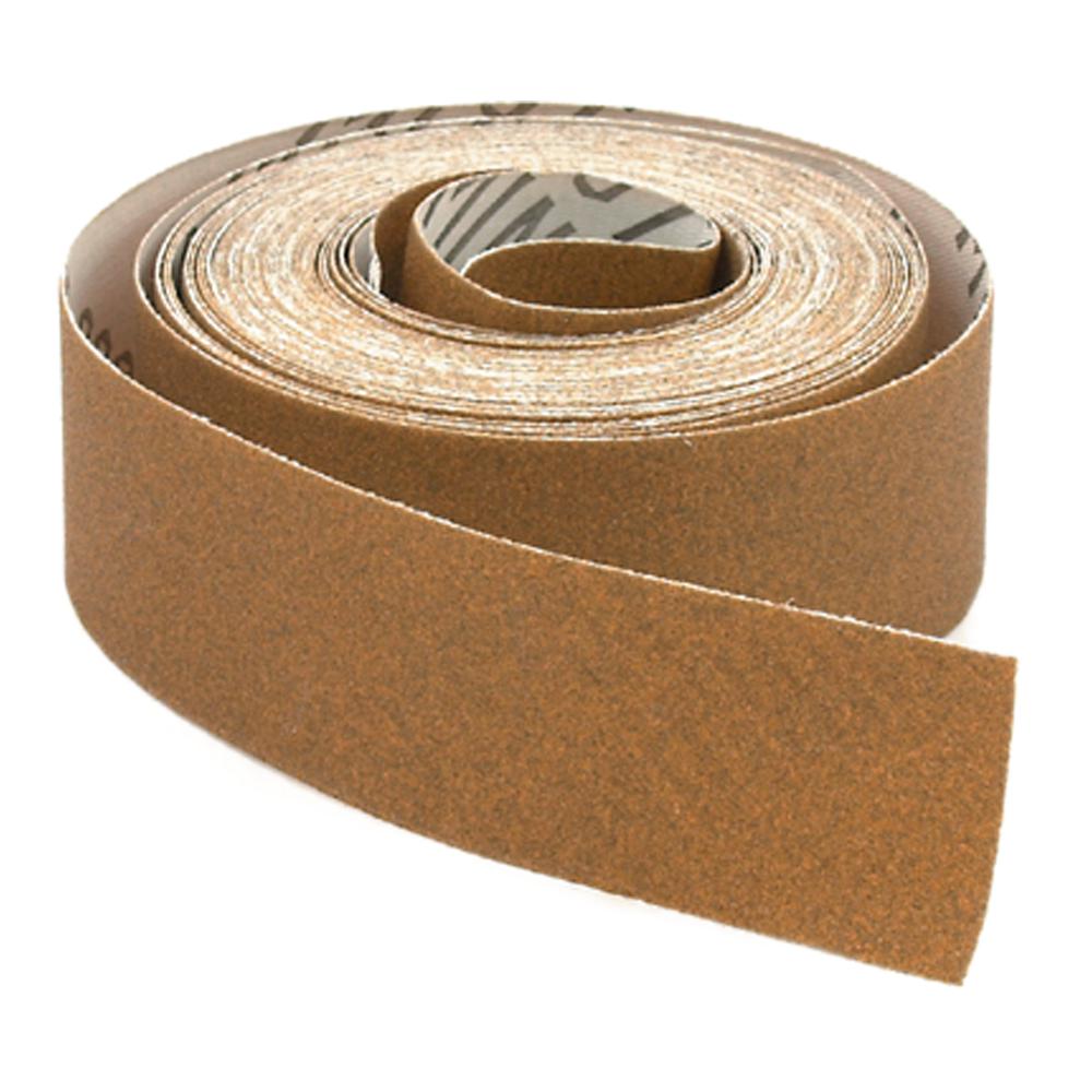 Diversitech SC-10 Abrasive Cloth, 10 yd L x 1-1/2 in W, 120 Grit, Aluminum Oxide Abrasive