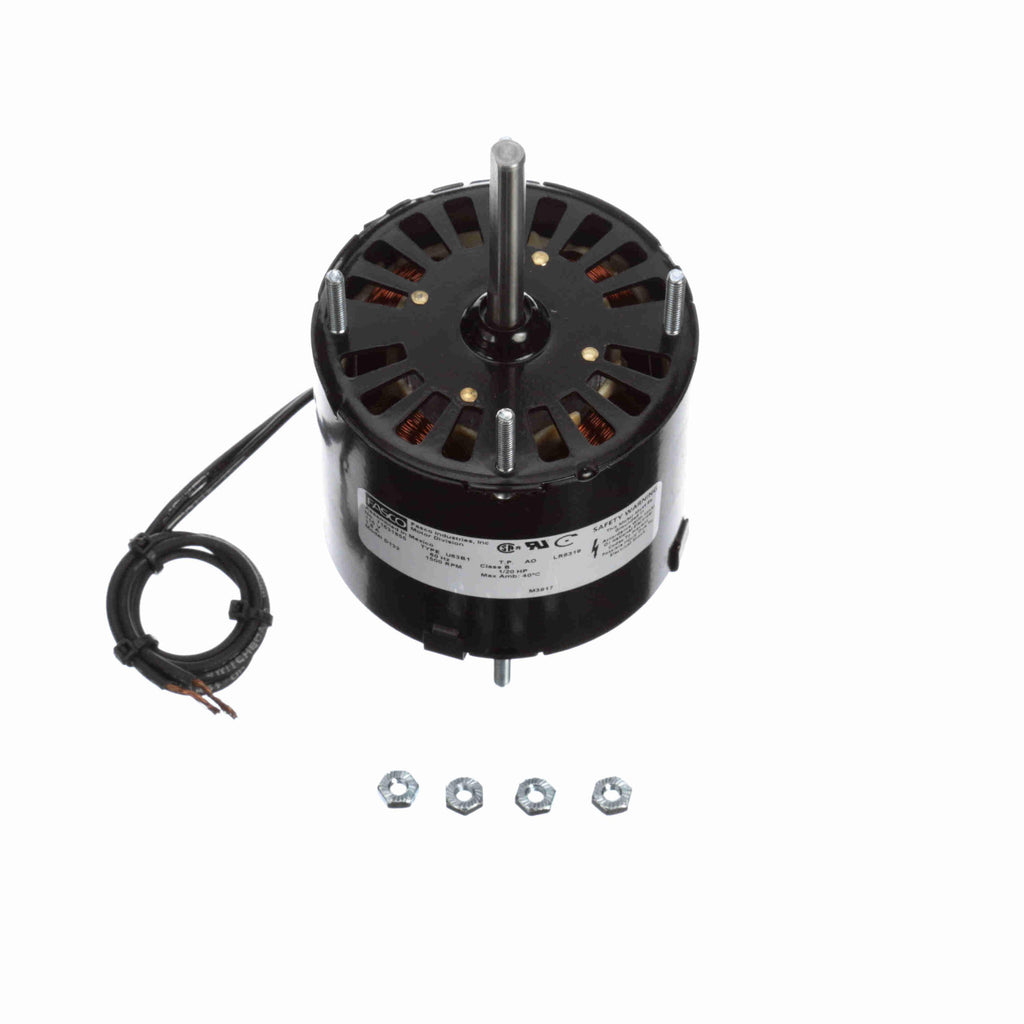 Fasco America D132 BLOWER MTR 1/20HP 150 1500 115V 33/8D 5/16SH SHADE CWSE