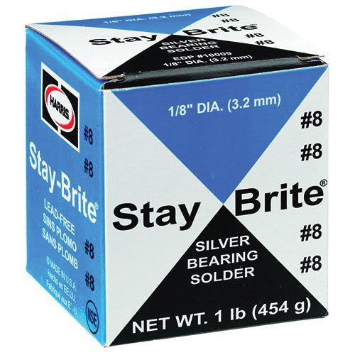 Harris SB861 6% SILVER SOLDER 1LB SPOOL