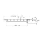 Hart & Cooley 821 14x8 075019 WHT VERTICAL SUPPLY REGISTER