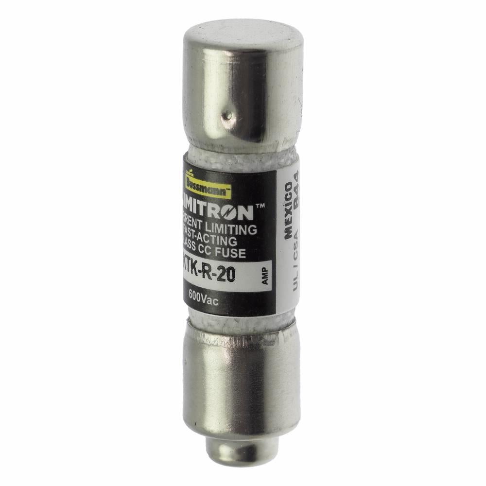 MARS 82920 FUSE CARTRIDGE 20A 600V KTK-R-20 11/2"L FAST ACTING