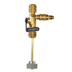JB Industries A32525SVT Vacuum Rated Valve Core Removal Tool With 1/4 in Slide Valve Side Port and Torque Setting Knob, Brass