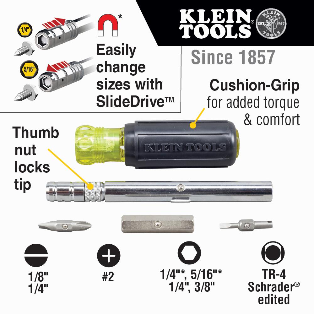 Klein 32596 SLIDE DRIVER 8IN1