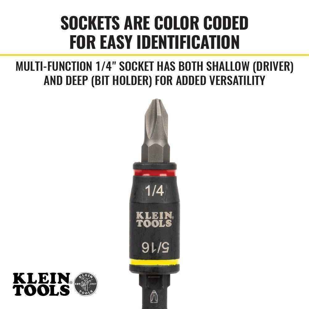 Klein 32768 3-IN-1 IMPACT FLIP 2-PC 5" & 3" LENGTH