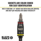 Klein 32768 3-IN-1 IMPACT FLIP 2-PC 5" & 3" LENGTH