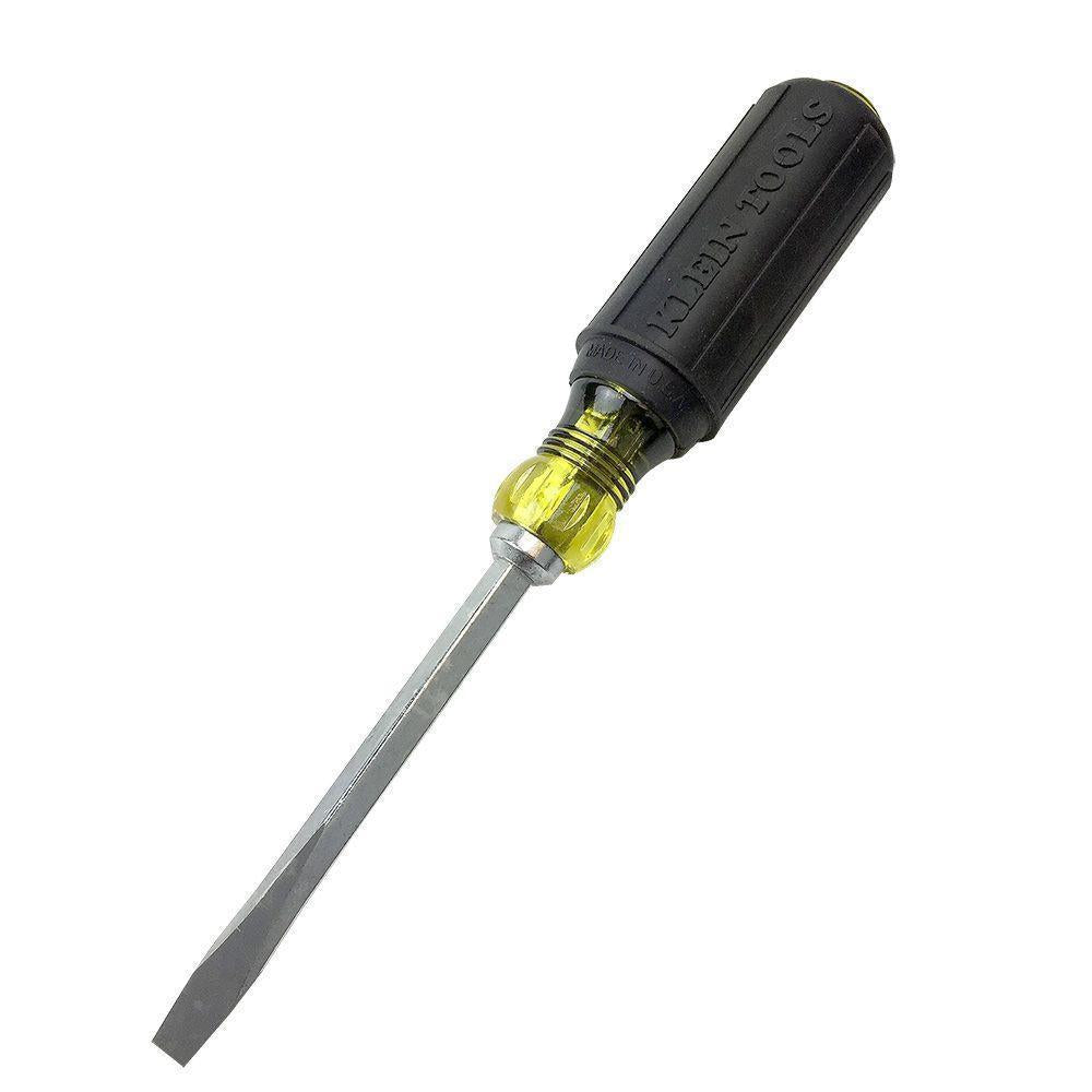 Klein 600-4 SCREWDRIVER 4^L SQUARE CUSHION GRIP, HEAVY DUTY