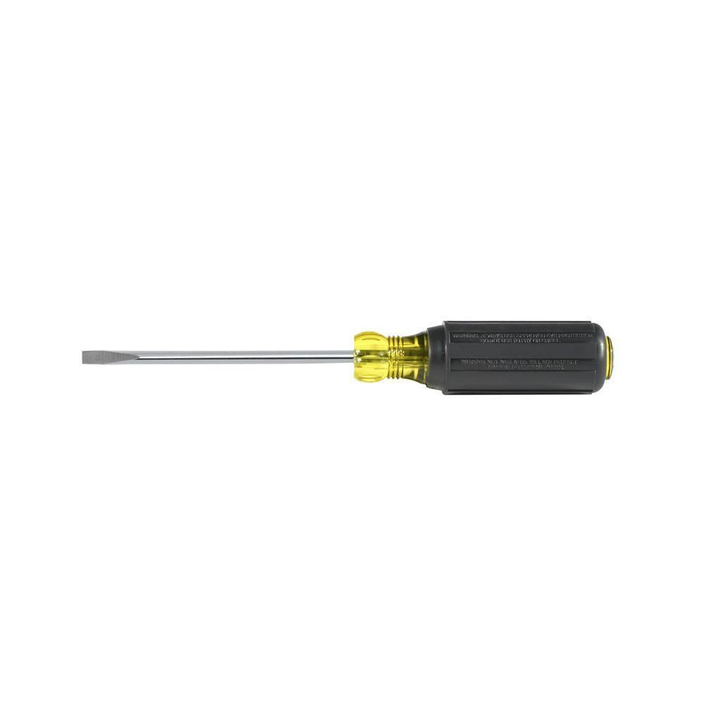 Klein 601-4 SCREWDRIVER 4^L ROUND CUSHION GRIP, HEAVY DUTY
