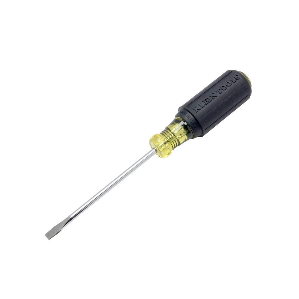 Klein 601-4 SCREWDRIVER 4^L ROUND CUSHION GRIP, HEAVY DUTY