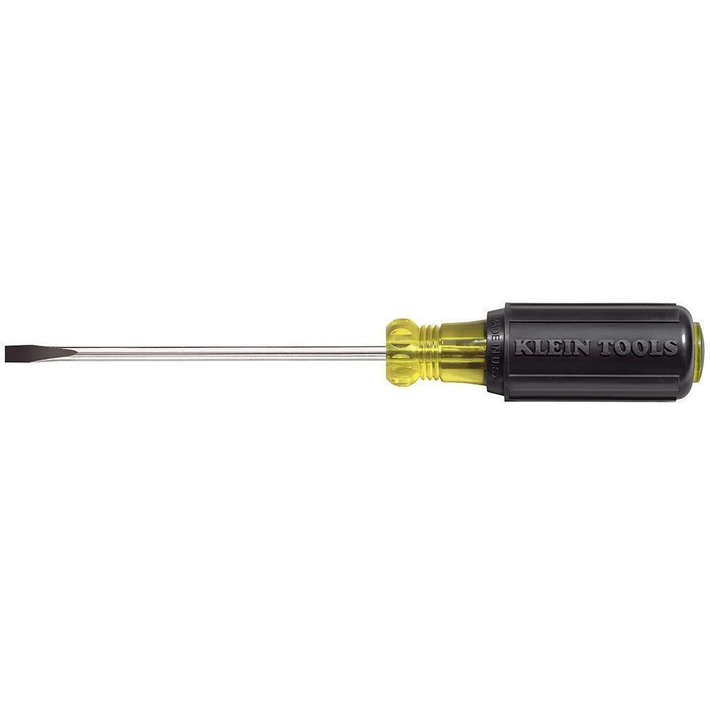Klein 601-4 SCREWDRIVER 4^L ROUND CUSHION GRIP, HEAVY DUTY