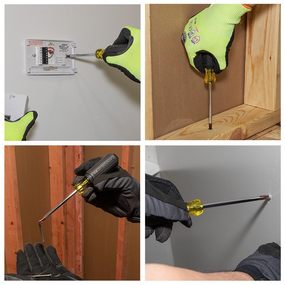 Klein 603-4 SCREWDRIVER 4" ROUND CUSHION GRIP