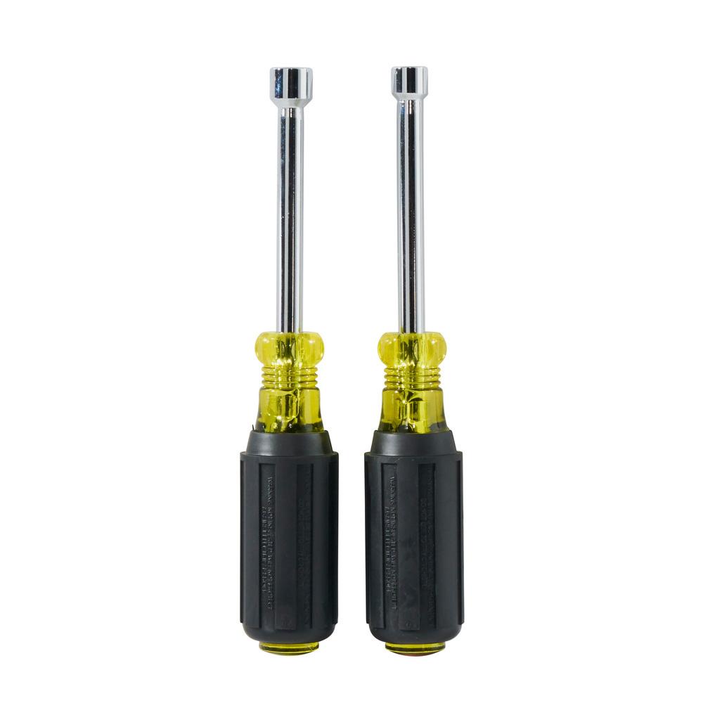 Klein 630M NUT DRIVER SET 1/4^ 5 5/16" RED YELLOW MAG