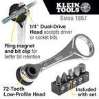 Klein 65200 SCREWDRIVER MINI RATCHE