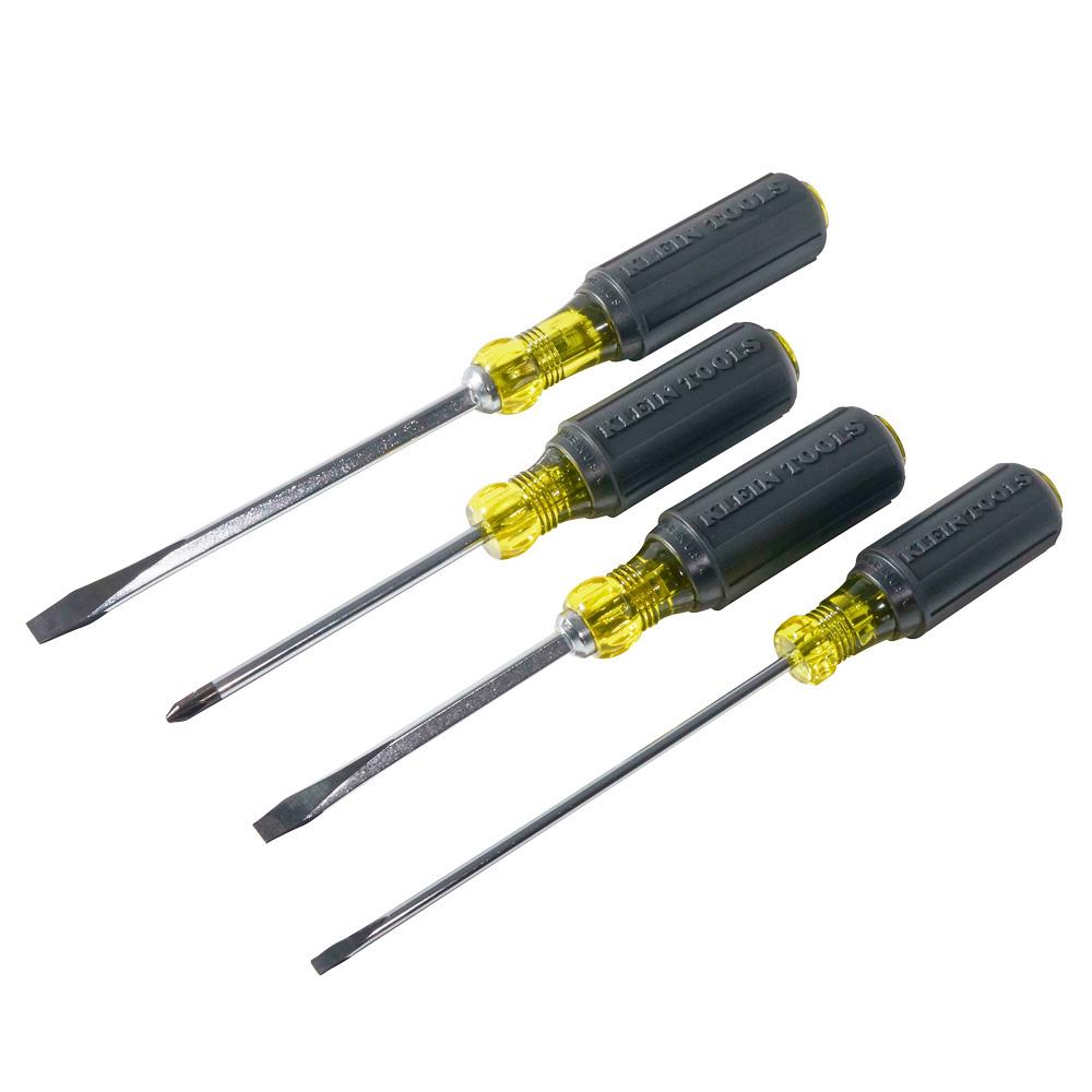 Klein 600-4 SCREWDRIVER 4^L SQUARE CUSHION GRIP, HEAVY DUTY