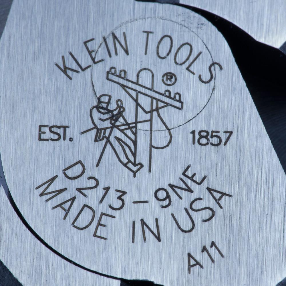 Klein D213-9NE LINEMANS SIDE CUT CUTTER 9"