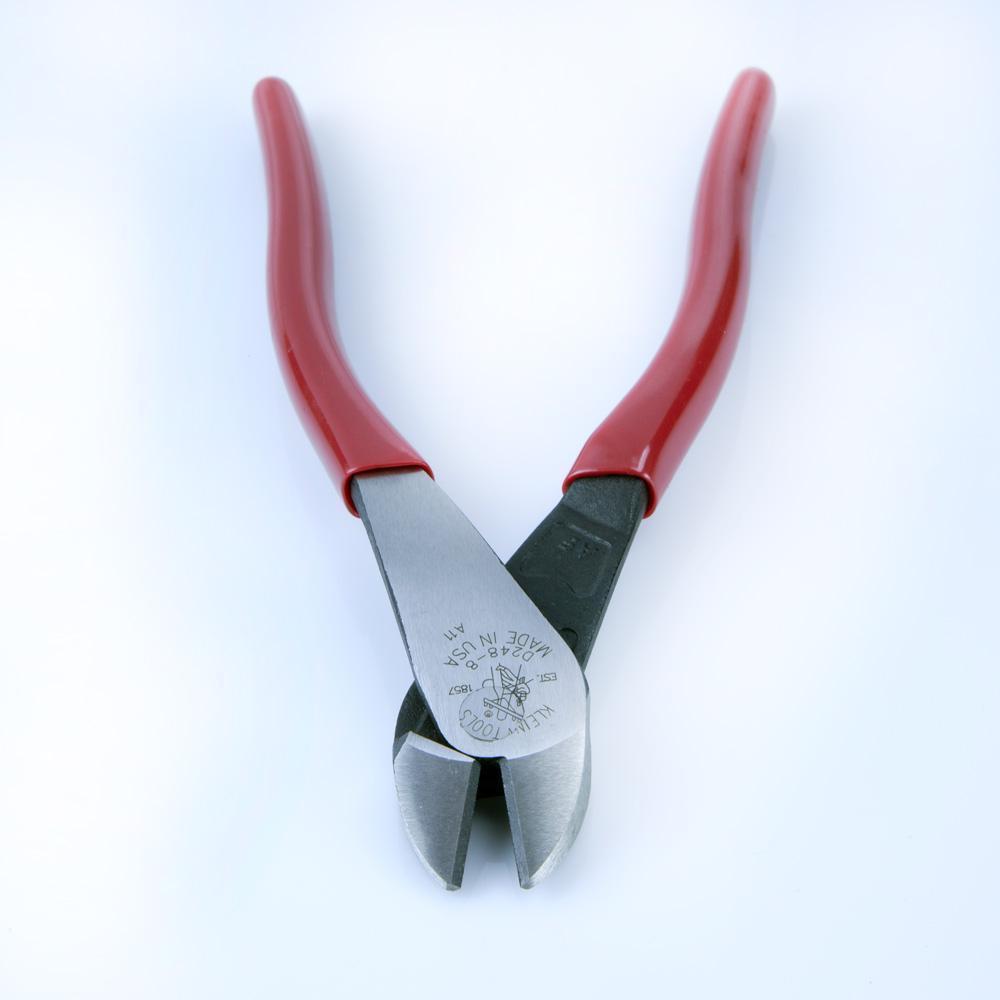 Klein D248-8 DIAG CUTTER W/ANGLE W/ANGLED HEAD