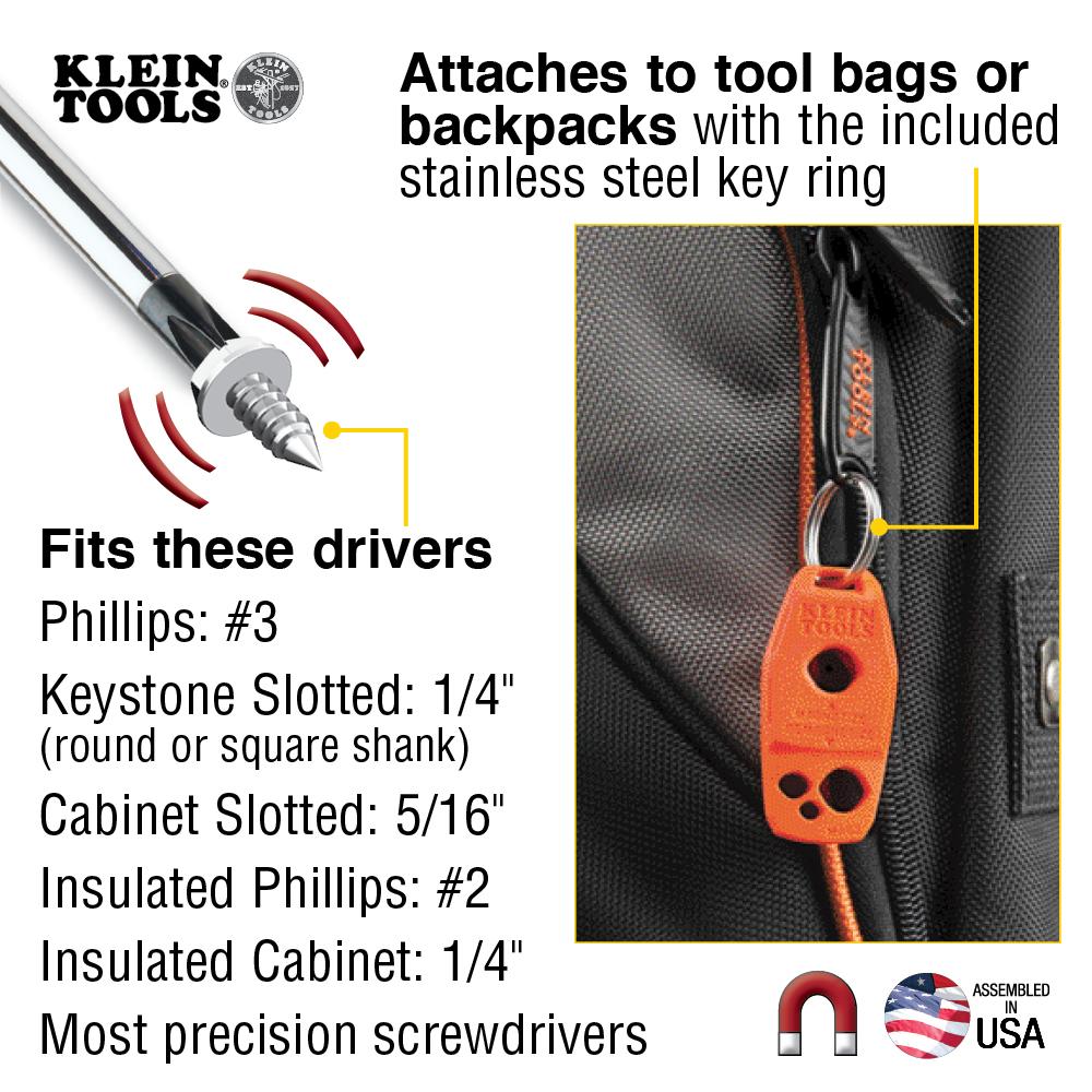 Klein 600-4 SCREWDRIVER 4^L SQUARE CUSHION GRIP, HEAVY DUTY