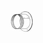 M&M METAL MCO-185 START COLLAR 16IN AIR TITE W/ HOLES #503