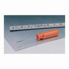 Malco  A20 Pointed Tip Scratch Awl, 1/4 in Drive, 7-3/4 in OAL, High Carbon Steel Fluted Shank