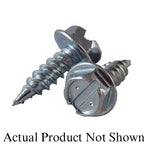 Malco  Zip-In  HW8X1/2ZT Self-Piercing Sheet Metal Screw, #8, Hex Washer Head, Slotted Drive, Zinc Plated