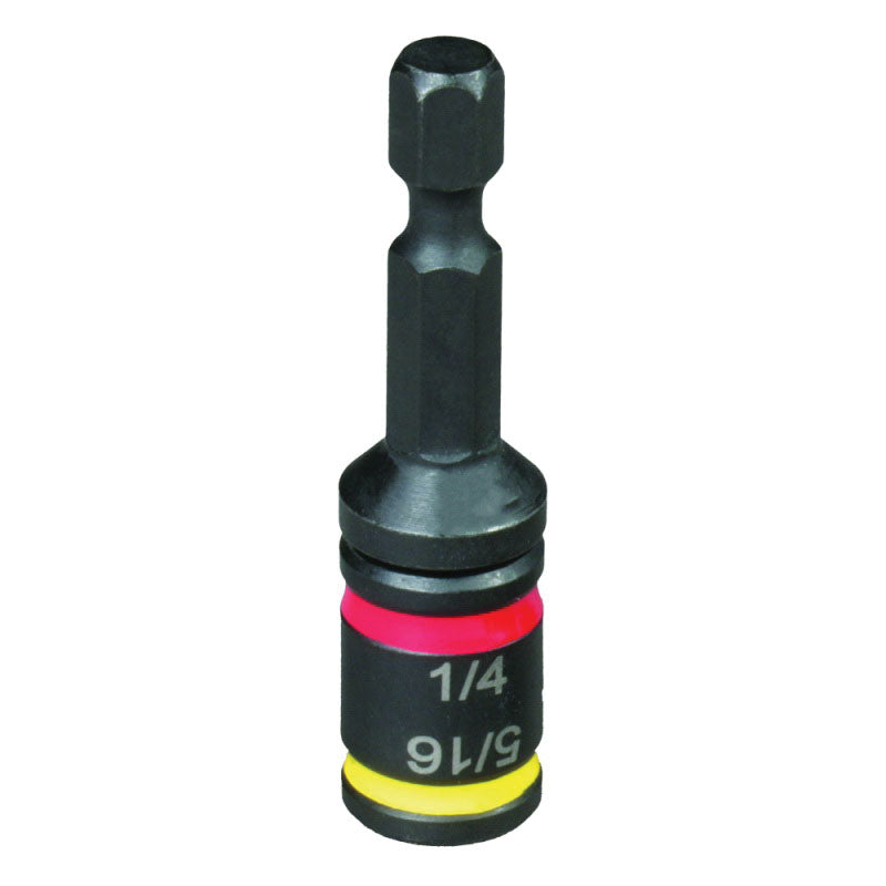 Malco  MSHC Reversible Dual-Sided Hex Chuck Driver, 1/4 in, 5/16 in, Hex Shank