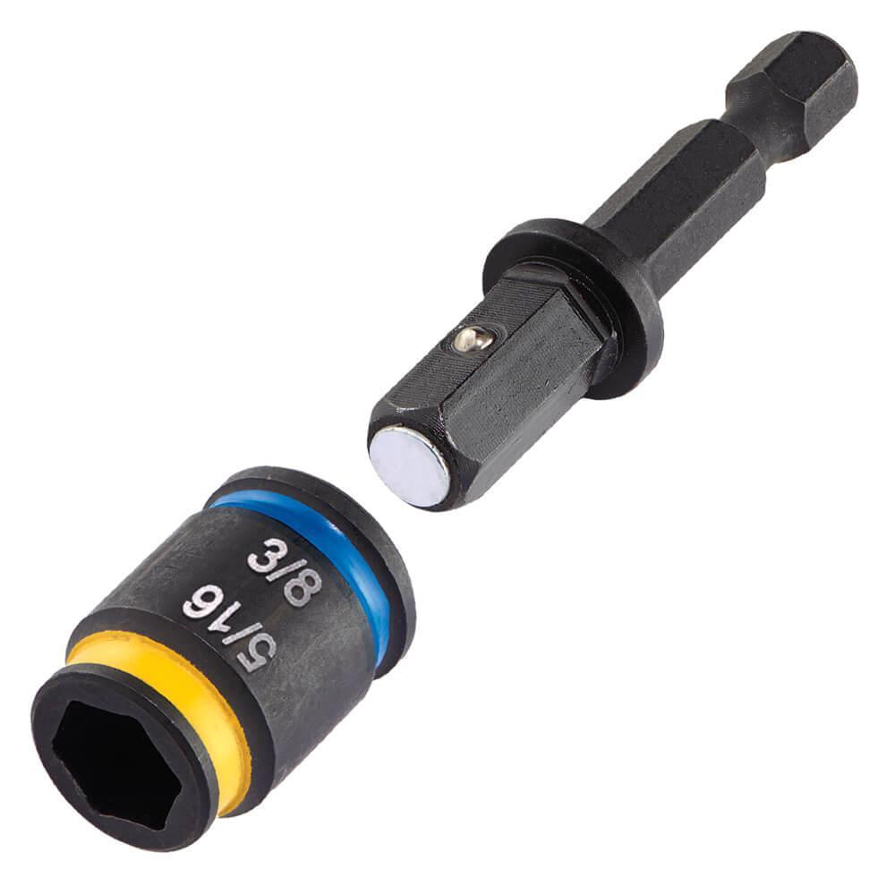 Malco  MSHC1 Blue Magnetic Hex Nut Driver, 5/16, 3/8 in Hex